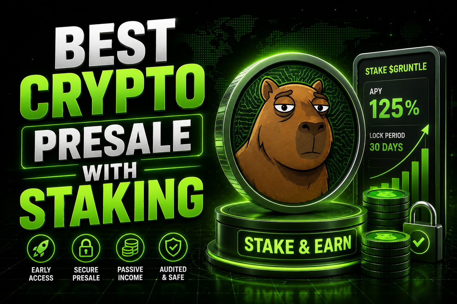 Best Crypto Presale With Staking 2026: $GRUNTLE Pays 9,119% APY While ETH Whales Liquidate