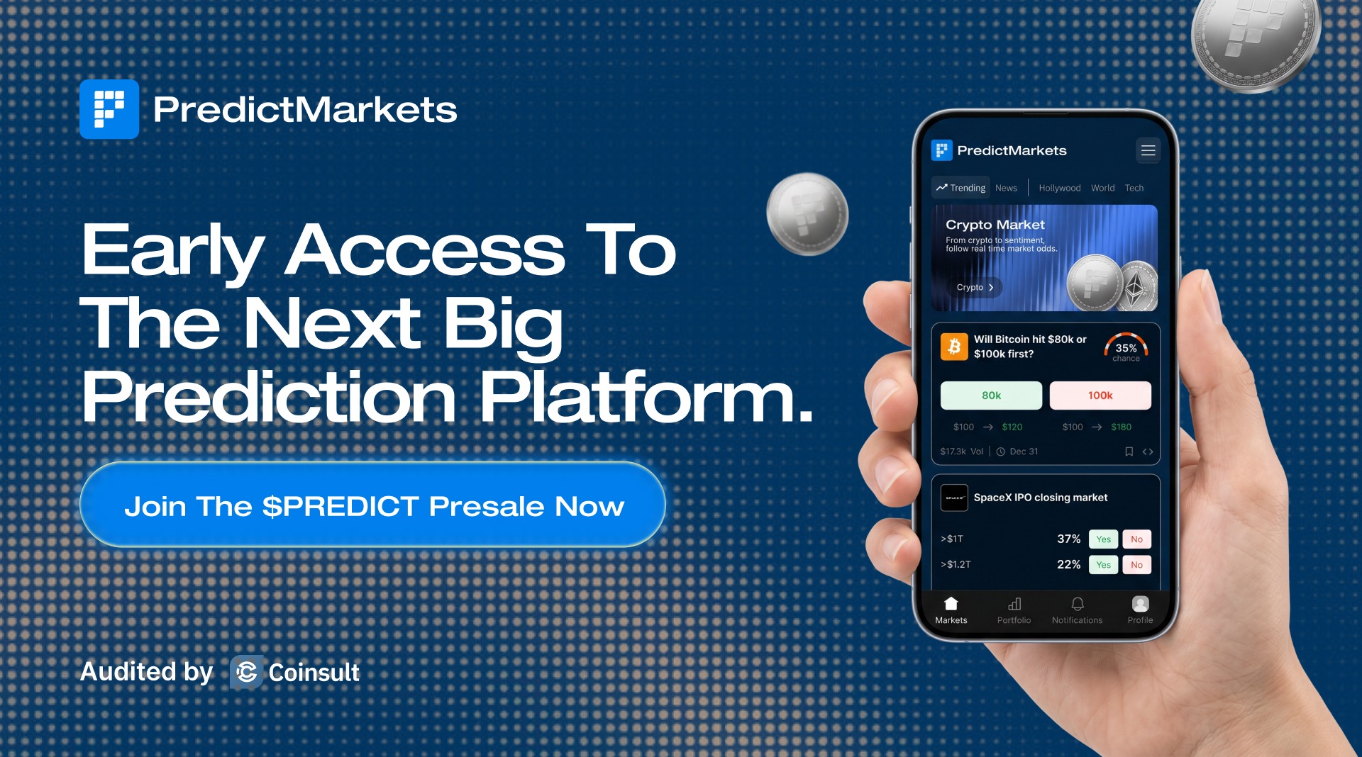 Missed Out on Past Crypto Winners? Why PredictMarkets ($PREDICT) Could Be the Best Crypto in 2026