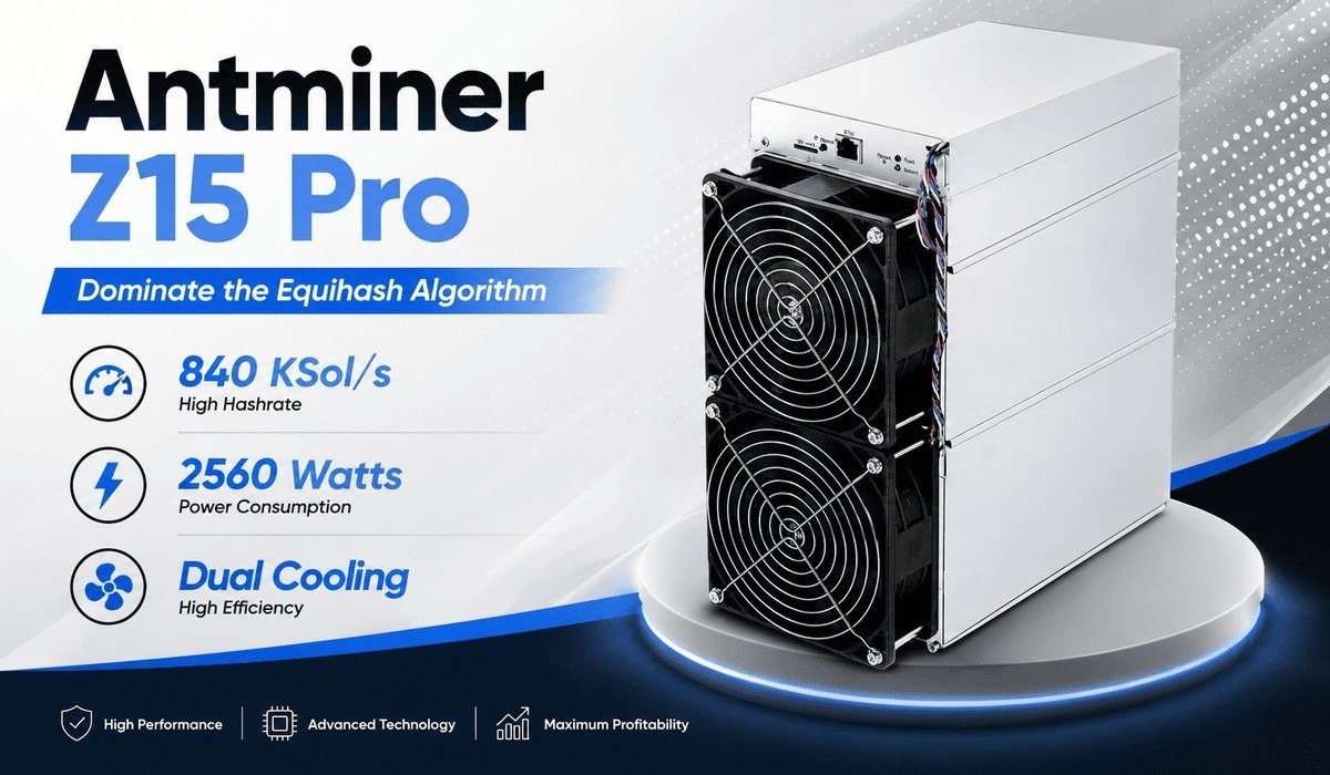 Antminer Z15 Pro Emerges as Top Equihash ASIC in 2026 Amid Rising Demand for Zcash Mining Hardware