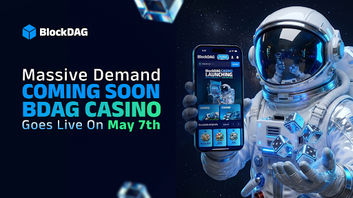 BlockDAG’s May 7 Casino Launch Adds Major Utility Layer to Ecosystem as Cardano Price & XRP News Show Mixed Momentum 