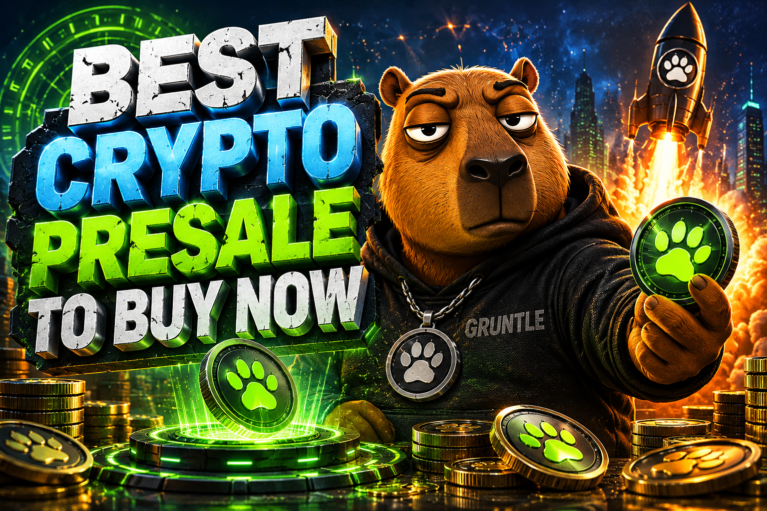 Best Crypto Presale to Buy Now: $GRUNTLE Hits $105k as BTC Falls to $63k and ADA Tests $0.16