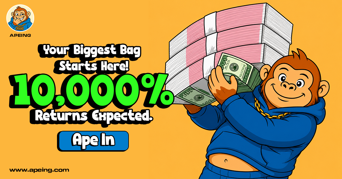 Too Late for FLOKI and Dogecoin? Apeing Could Be the Next 100x Meme Coin Opportunity