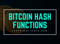 Bitcoin Hash functions – a quick rundown