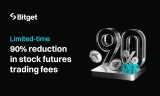 Bitget Slashes Stock Futures Trading Fees by 90% as Daily Volume Surpasses $300 Million