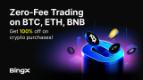 BingX Launches Zero-Fee Trading for BTC, ETH and BNB with Daily Rewards