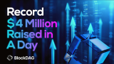 BlockDAG Presale Explodes – Whales Pump in $4M in a Day- Will BDAG Crush Dogwifhat & Shiba Gains? 