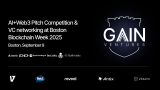 Ga^3in Ventures and Boosty Labs Wrap Up Successful Web3 + AI Pitch Competition at Boston Blockchain Week