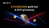 MEXC Launches Year-End Golden Era Showdown with 2,000g Gold Bar and BTC from 10 Million USDT Prize Pool