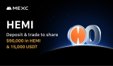 MEXC Announces Hemi (HEMI) Listing with $90,000 in HEMI and 15,000 USDT Prize Pool